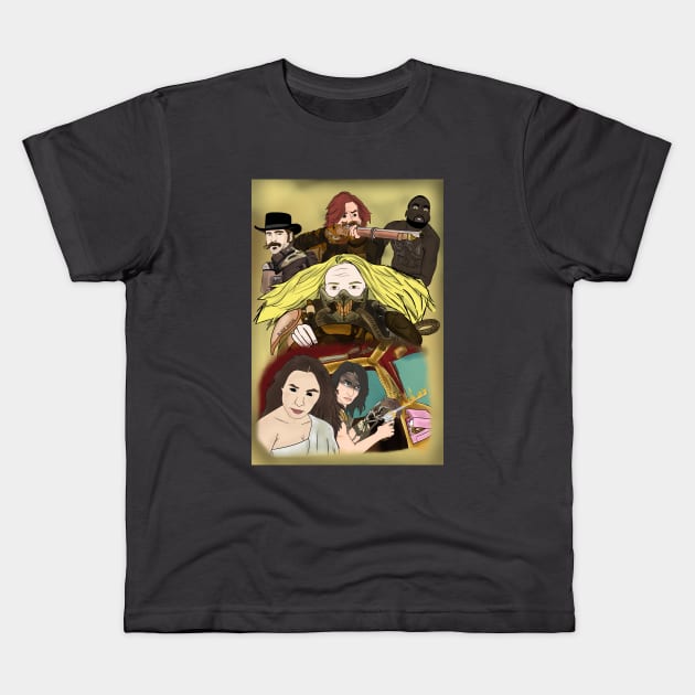 Wynonna Earp - Fury Road Express (Version 1) Kids T-Shirt by Daburninator22